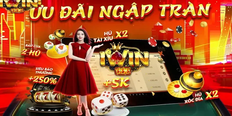 Sân tennis với vận động viên đang giao bóng, có logo cr88 khuyến mãi